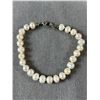 Image 2 : Genuine Pearls Bracelet Knotted & Pair of Gold Filled Screw On Earrings with Genuine Pearls