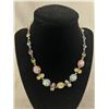 Image 2 : Pretty Vintage Rhinestones Choker Necklace 16" W