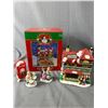 Image 2 : Santa's Trim Shoppe - Long Bridge w/Trees & Deluxe Restaurant w/ Interior Scene