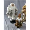 Image 2 : Lot Of 3 Decorative Table/Mantle Top Santas. 2 Approx. 16"H & 1 Approx. 8"H