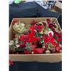 Image 3 : Box Lot Of Christmas Tree Décor & More