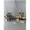 Image 1 : Christmas Decorated Heritage Buildings. White One Marked Limited Editon O'Well 2004