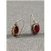 Image 2 : Sterling & Garnet Earrings