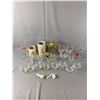 Image 1 : Lot Of Bar Ware - Glasses, Mugs & Bottle w/ Brass That Plays "How Dry I Am"