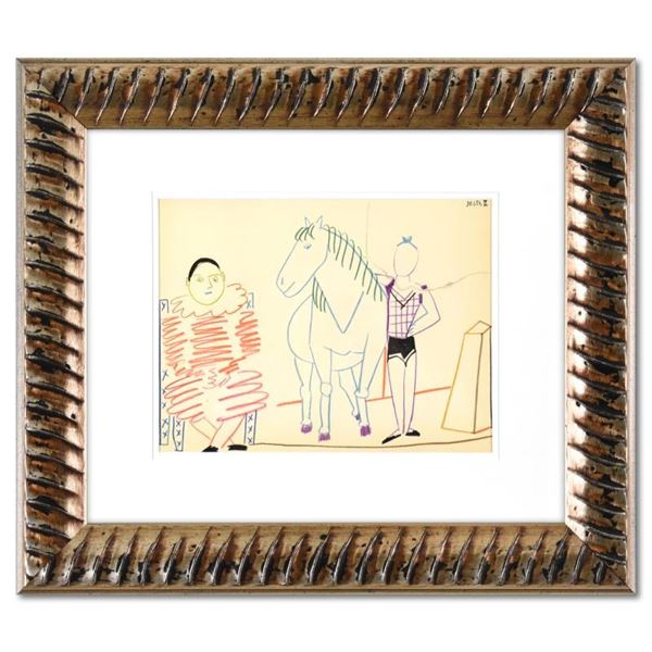 La Comedie Humaine 30.1.54.III by Picasso (1881-1973)