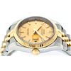 Image 6 : Rolex Mens 2T 18K Yellow Gold And Steel Champagne Index Datejust With Hidden Cla