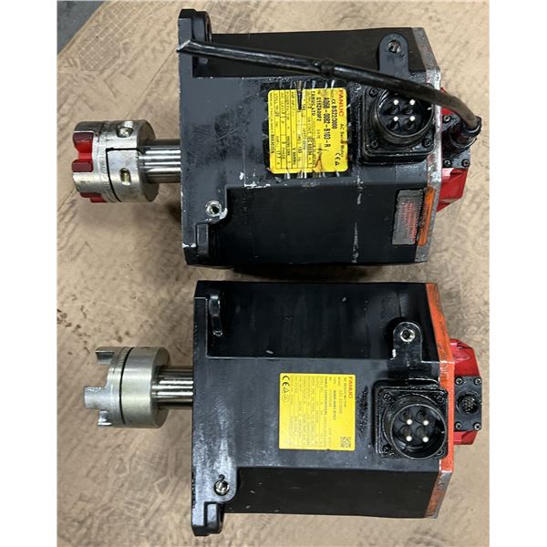 (2) Fanuc #A06B-0082-B103 AC Servo Motors