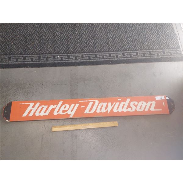 Custom wooden Harley-Davidson sign 65"