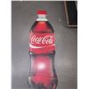 Image 2 : Light up coke sign and cardboard ad, bottle 50"