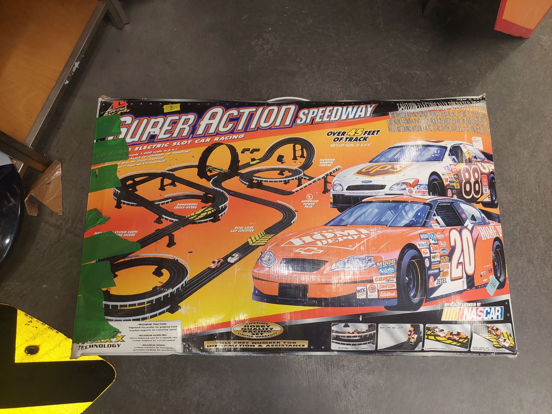 Vintage Race Track Set all Pieces There, Sealed In Box