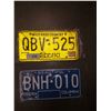 Image 1 : 2 Nice Condition License Plates