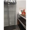 Image 1 : Glass shelf 16"x14" 65" Tall. 3 shelf