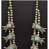 Image 3 : NAVAJO INDIAN SQUASH BLOSSOM NECKLACE
