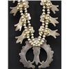 Image 9 : NAVAJO INDIAN SQUASH BLOSSOM NECKLACE