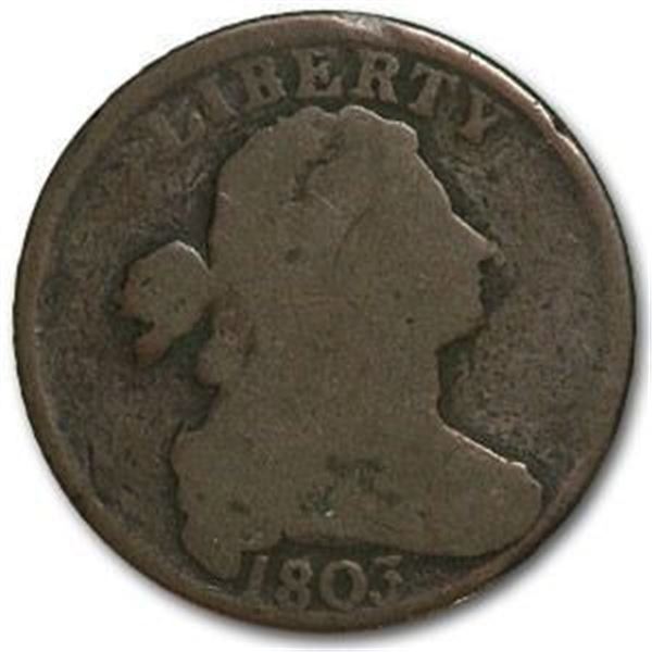 1803 Large Cent Sm Date/Lg Fraction XF