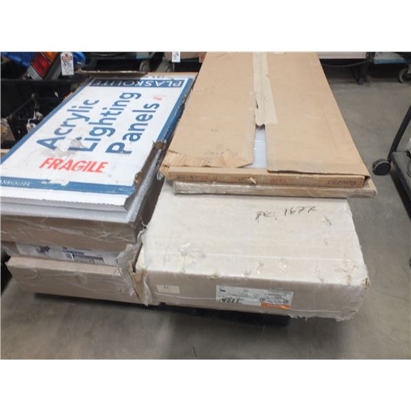 Ceiling tiles & Lighting Panels