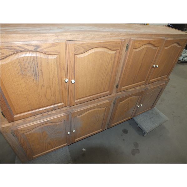 2 Wooden Cabinets