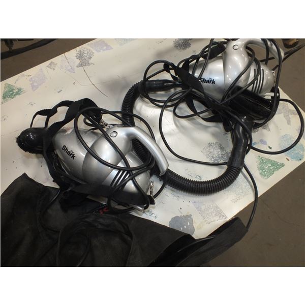 2 Small Shark Vacuums