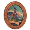 Image 1 : Statue of Liberty Reverse Painted Bubble Glass