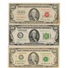 Image 1 : Three $100 Bills 1928 Redeemable For Gold