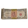 Image 1 : Fifty Red Seal $5 Five Dollar Notes