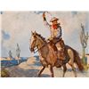 Image 2 : Hernando Villa "Off to the Herd" Oil on Canvas