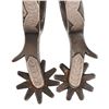 Image 2 : Crockett Marked Silver Overlay Spurs