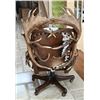 Image 3 : Moose Antler & Hide Office Rolling Chair