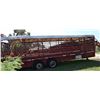 Image 4 : 1998 24 Ft. Gooseneck Cattle Trailer