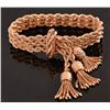 Image 1 : Vintage Gold Ladies 3 Strand Rope Bracelet Tassels