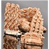 Image 4 : Vintage Gold Ladies 3 Strand Rope Bracelet Tassels