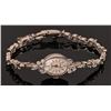 Image 1 : Ladies 14K White Gold Diamond Geneva Watch