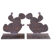 Image 1 : Handmade Iron Cactus Book Ends/Doorstops