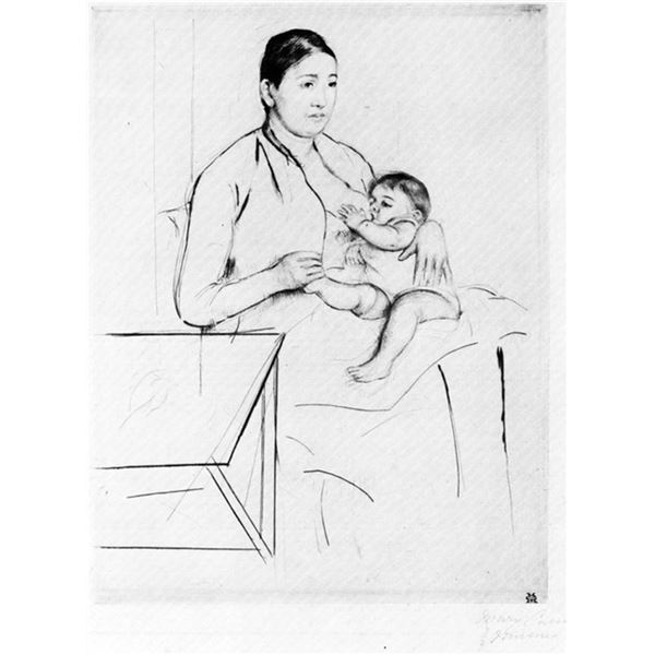 Mary Cassatt - Nursing