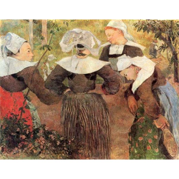 Paul Gauguin - The Dance of 4 Women of Breton