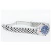 Image 6 : Rolex Quickset Sapphire Blue Roman Ruby & Diamond Datejust Wristwatch