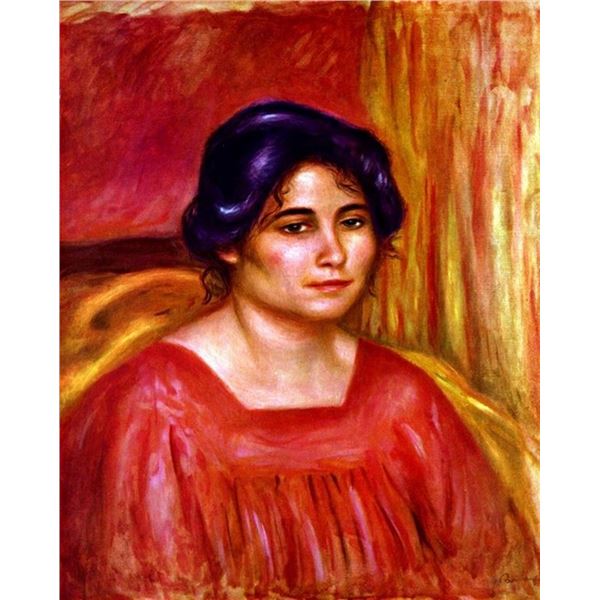 Renoir - Gabrielle With Red Blouse