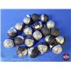 Image 3 : NEW STOCK: Christmas Ornament Bulbs (20 Black & Silver & 20 Small Black) (SEE PICS!) (This LOT is NE