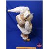 Image 2 : NEW STOCK: "Starlight" Santa Figure (Gold / White) (25"H) (SEE PICS!) (This LOT is NEW STOCK ~ STORE