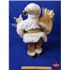 Image 3 : NEW STOCK: "Starlight" Santa Figure (Gold / White) (25"H) (SEE PICS!) (This LOT is NEW STOCK ~ STORE