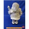 Image 3 : NEW STOCK: "Starlight" Santa Figure (Silver / White) (19"H) (SEE PICS!) (This LOT is NEW STOCK ~ STO