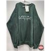 Image 1 : NEW STOCK: Blonde Ambition Sweatshirt "FULL OF holiday spirit" (Size: M) (Green) (See Tag in Photos)
