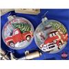 Image 2 : NEW STOCK: Christmas Ornament / Décor Combo (Incl. Ornaments - Variety (Deer, Hammers, Truck, Moose)