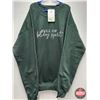 Image 1 : NEW STOCK: Blonde Ambition Sweatshirt "FULL OF holiday spirit" (Size: M) (Green) (See Tag in Photos)