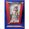 Image 1 : NEW STOCK: Christmas Tree Angel (Gold & White) (NIB) (Box Measures: 19"H x 12"W x 6-1/2"D) (SEE PICS