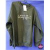 Image 1 : NEW STOCK: Blonde Ambition Sweatshirt "FULL OF holiday spirit" (Size: M) (Green) (See Tag in Photos)