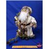 Image 1 : NEW STOCK: Santa Figure (Forest) (19"H) (SEE PICS!) (This LOT is NEW STOCK ~ STORE DISPERSAL)