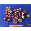 Image 1 : NEW STOCK: Christmas Ornaments (27) (Incl. Santa, Gingerbread House, Birds, Snowman, etc) (SEE PICS!