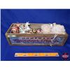 Image 1 : NEW STOCK: Combo Décor Group ~ Wood Box "HomeMade Reindeer Treats"; Baby's First Christmas Ornaments