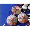 Image 4 : NEW STOCK: Santa Theme Christmas Ornaments/Décor & Candle (Wreath Measures: 16"H) (SEE PICS!) (This 